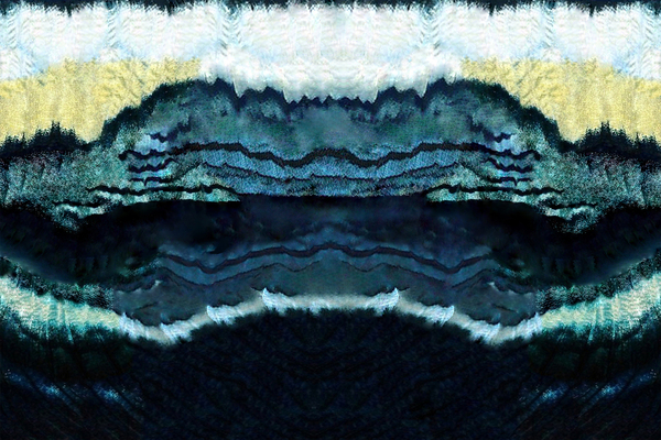 Challenger Deep:  Indigo Waves in the Pacific Print