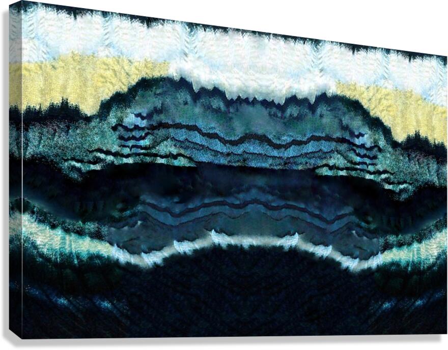 Challenger Deep:  Indigo Waves in the Pacific Canvas Print