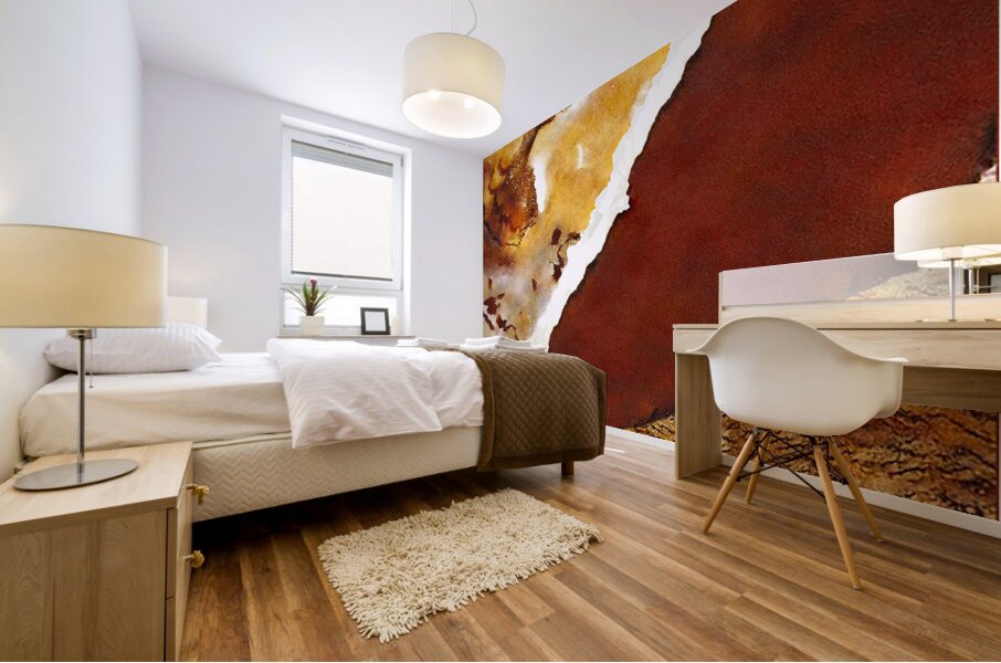 Red Desert Mural print