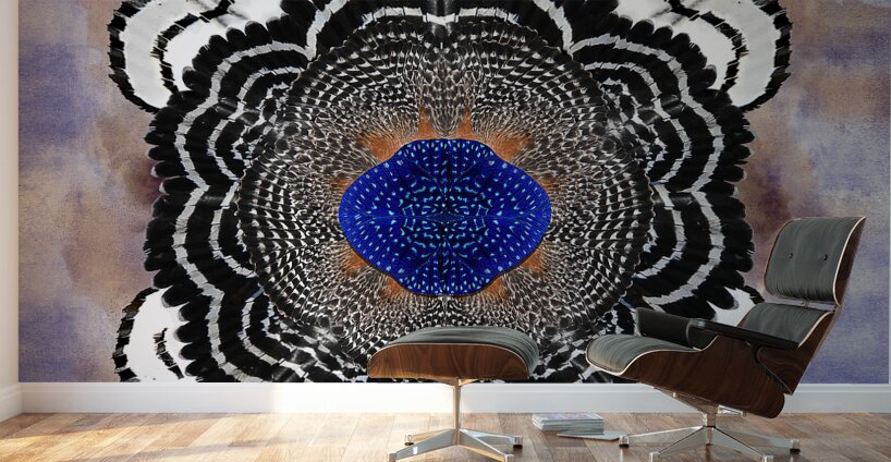 A Cascade of Plumage Wall Murals