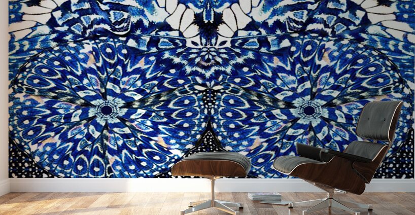 Mosaic Azure Wall Murals