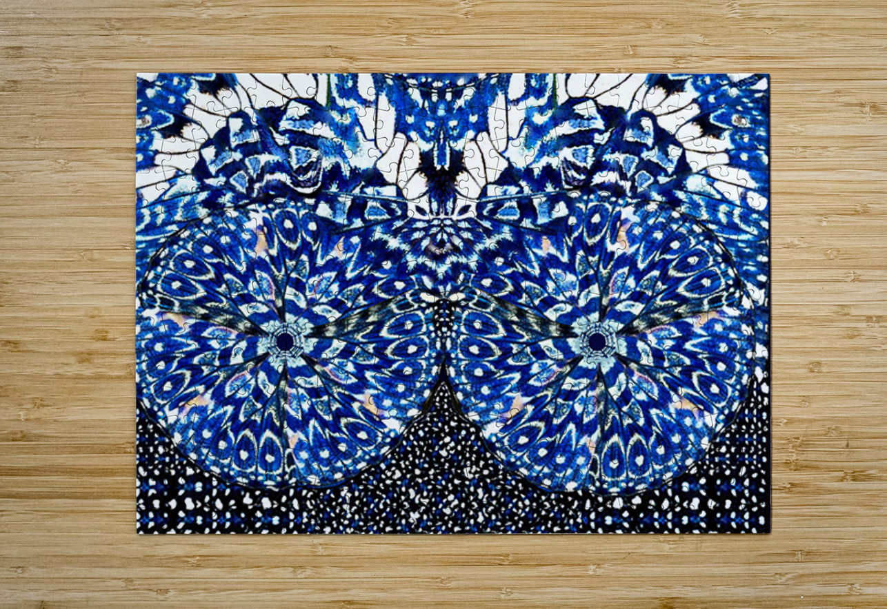 Mosaic Azure Celeste Victoria Puzzle printing