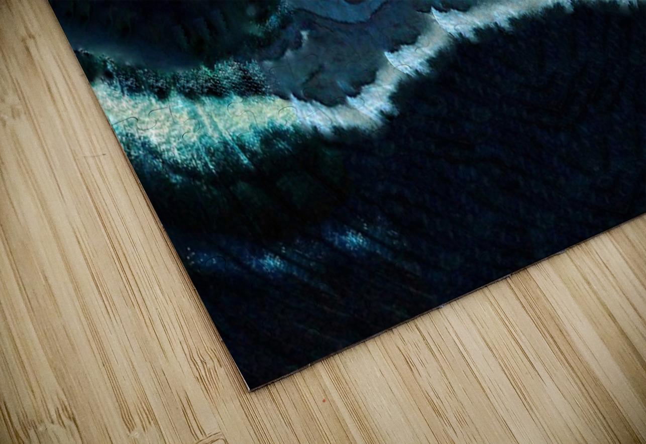 Challenger Deep:  Indigo Waves in the Pacific Celeste Victoria Puzzle