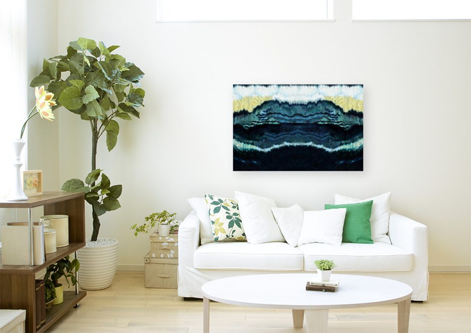 Challenger Deep:  Indigo Waves in the Pacific Art